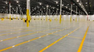 Braselton GA warehouse floor striping 