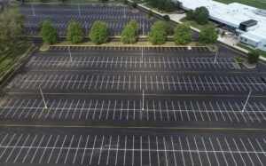 Lawrenceville GA Parking Lot Striping Line Paining