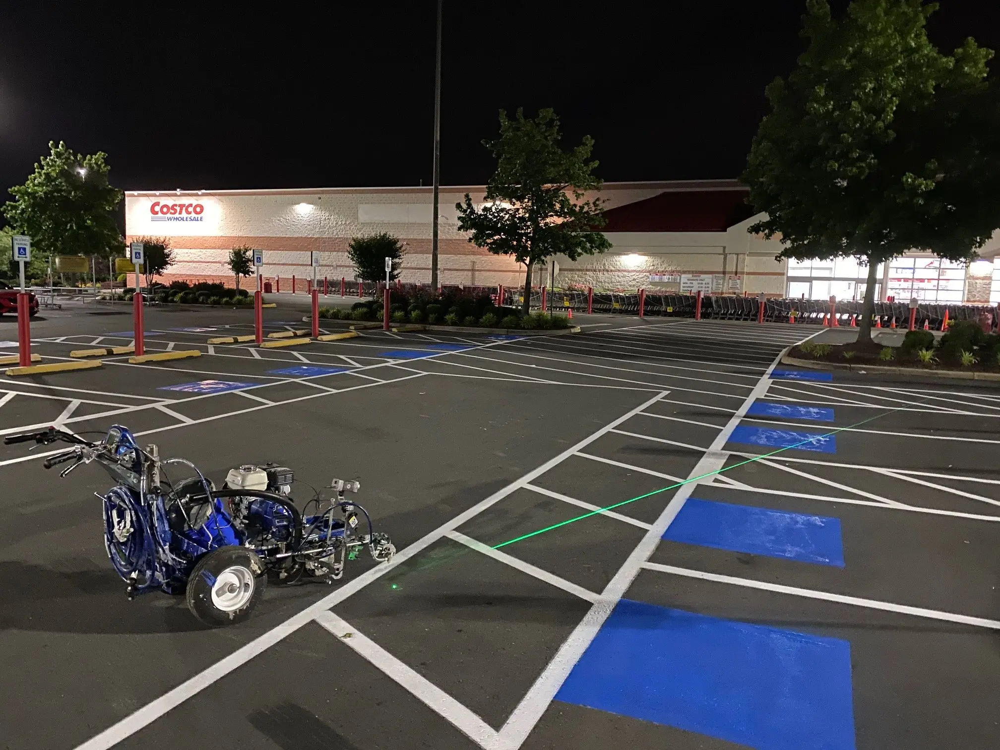 Large Parking Lot Striping Atlanta GA